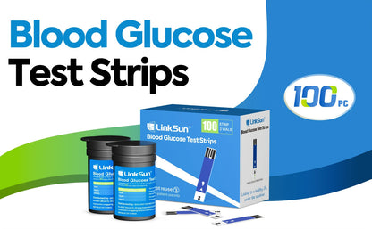 Blood Sugar Test Strips 100 Count Compatible with G-425-1 G-425-2 G-425-3 Glucose Meter for Entryways, Bedrooms and Living Spaces