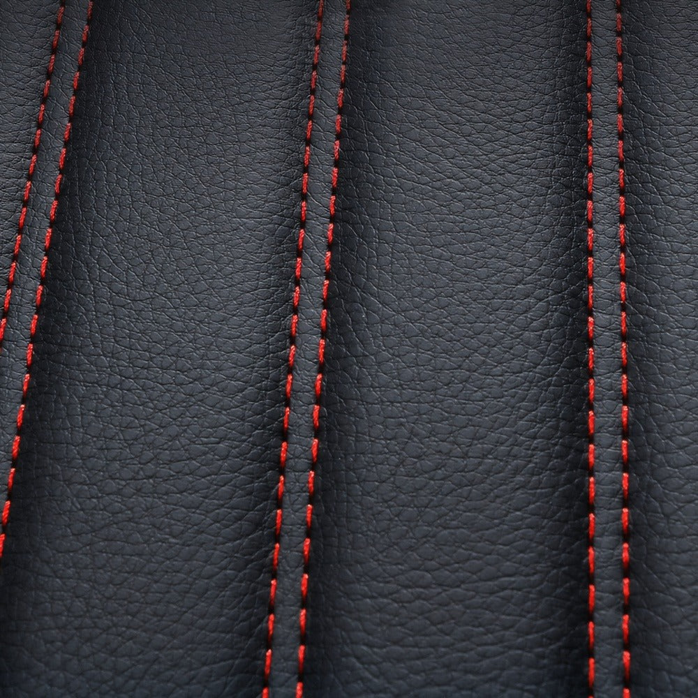 Car Seat Covers 5-Seat PU Leather Set with Front Storage Pocket, Armrest Piece and Eight Colors