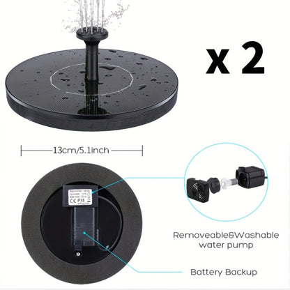 Solar Fountain Pump for Garden, Patio and Yard Use, with the Listed Configuration, for Everyday Use and Organized Storage