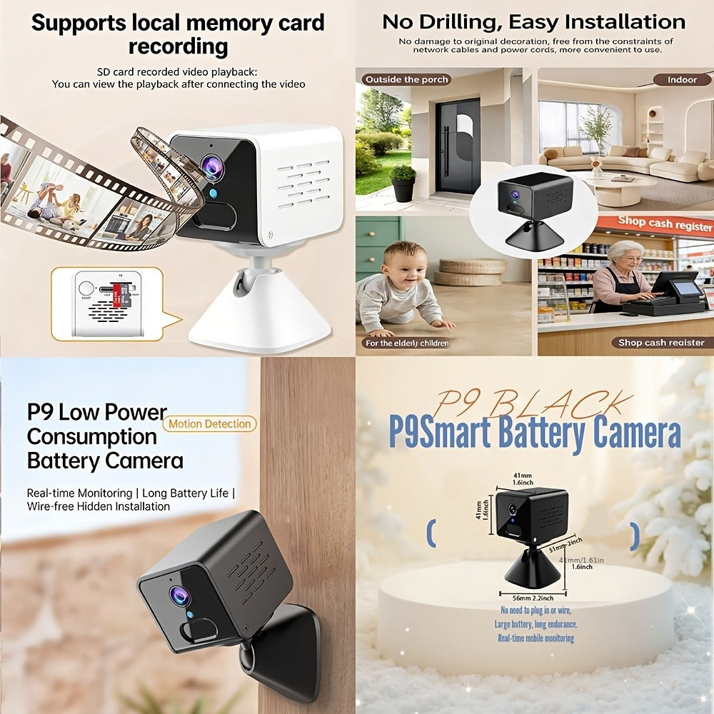 Wireless Security Camera System with Video Doorbell, Indoor Outdoor Surveillance, Long Battery Life