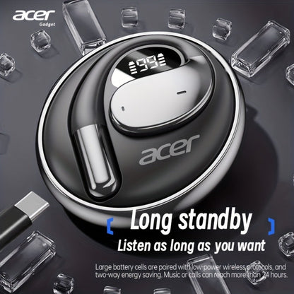 Acer TWS In-Ear Earbuds Noise Canceling Touch Control Sports Wireless Headphones Long for Bedside Audio, Alarms and Room Entertainment