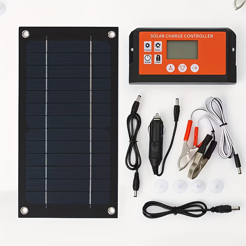 RV Solar Panel Kit 18V for Garden, Patio and Yard Use, with the Listed Configuration, for Everyday Use and Organized Storage