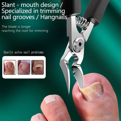 Manicure Pedicure Set 9 Piece Stainless Steel Nail Care Kit Professional Nail Clippers Nail File Cuticle Scissors for Ingrown Thick Toenails