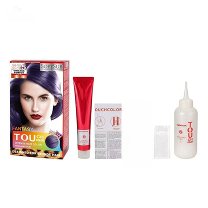 Permanent Hair Dye 20 Vivid Colors Bright Color for Home Use, Easy Application Full Coverage