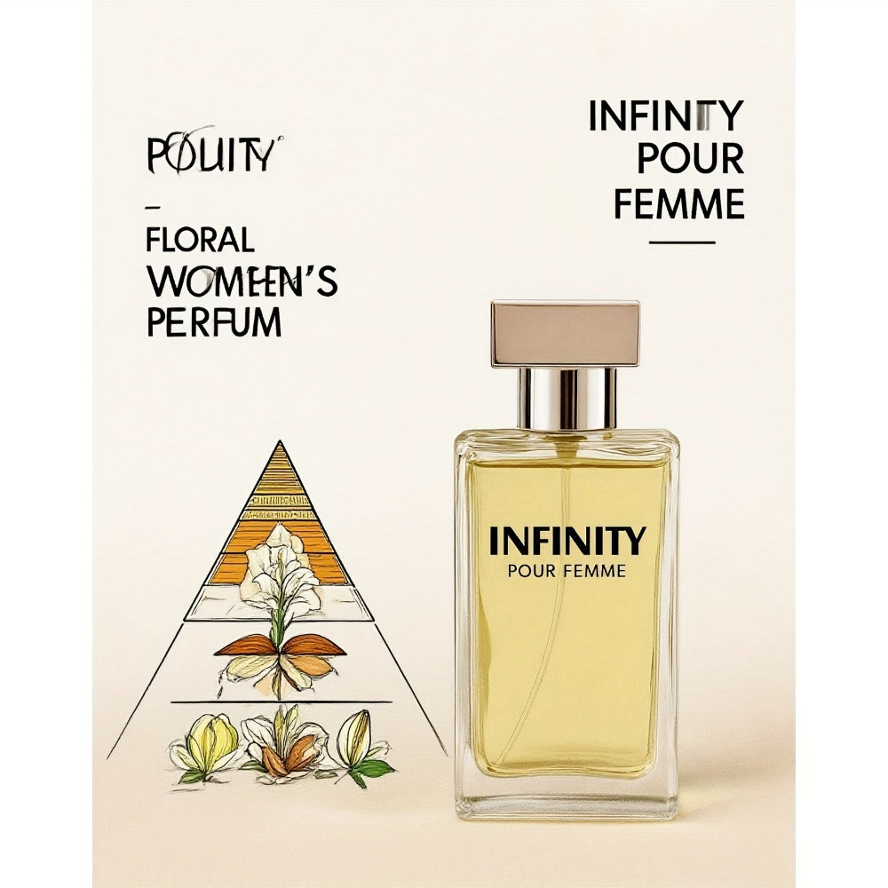Floral Oriental Perfume for Women Eau de Parfum 75ml, Lady One Bergamot White Lily Rose Sandalwood Amber EDP Spray