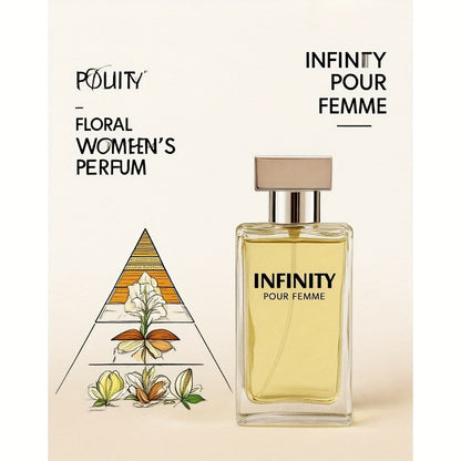 Floral Oriental Perfume for Women Eau de Parfum 75ml, Lady One Bergamot White Lily Rose Sandalwood Amber EDP Spray