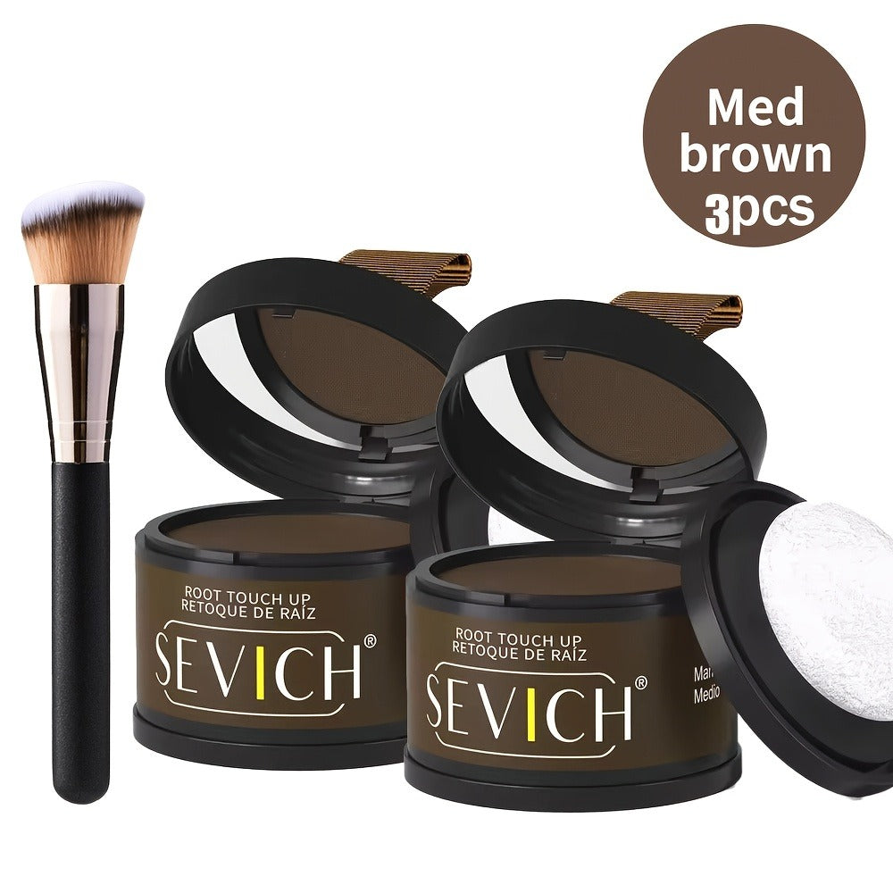 Root Touch Up Hair Powder for Thinning Hair & Gray Roots – Instant Hairline Concealer Shadow Topper, Long-Lasting Resistant Formula