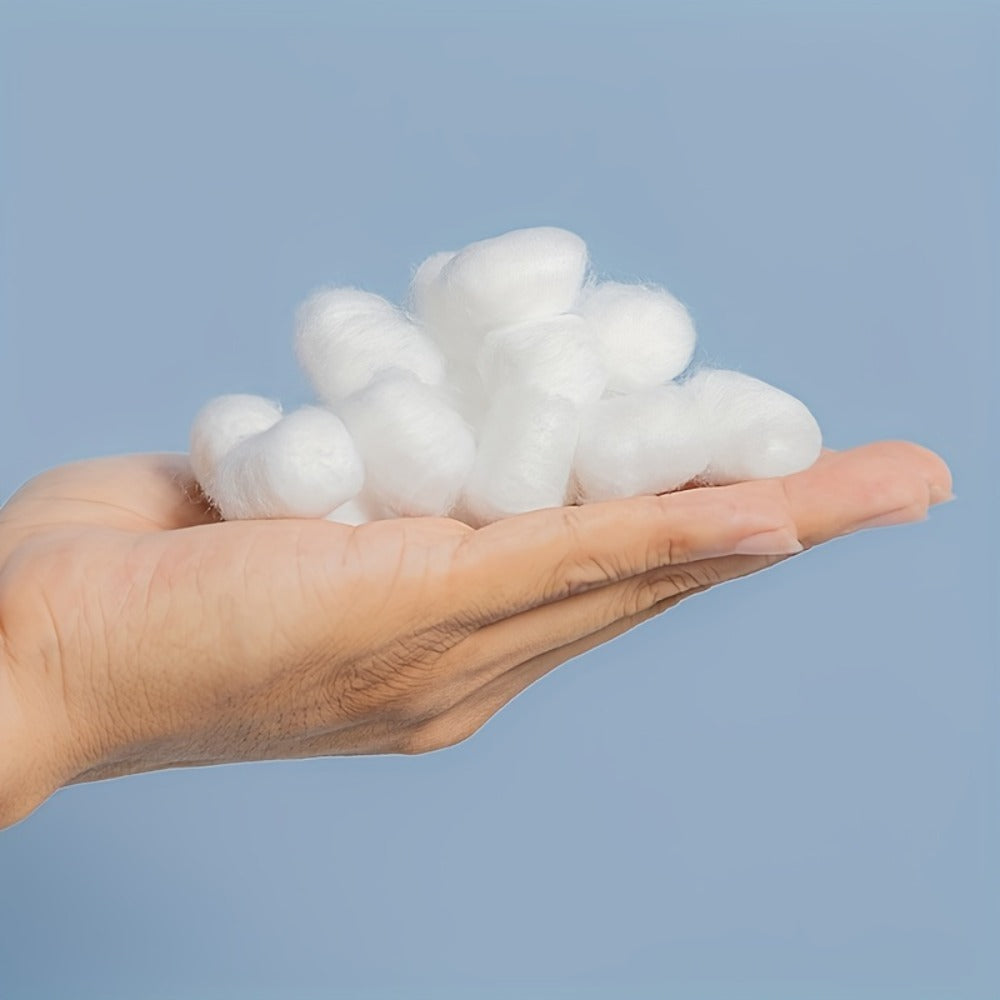 Cotton Balls 500 Count Super Jumbo Soft 100% Absorbent Premium Unscented – Makeup Removal Toner Skincare Nail Care Wound Cleaning