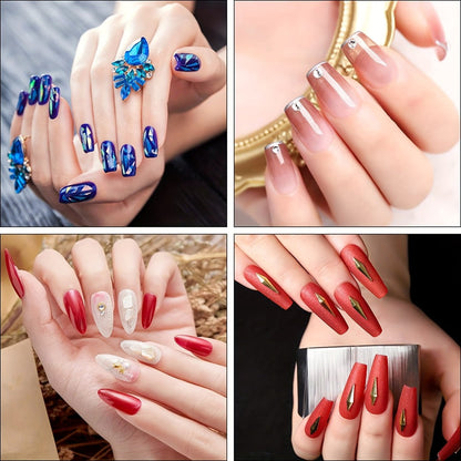 Nail Bonding Gel 56pcs Bulk Pack Strong Instant Adhesive for Press On Nails Acrylic Tips – Fast Dry Long-Lasting Clear Liquid Nail Glue