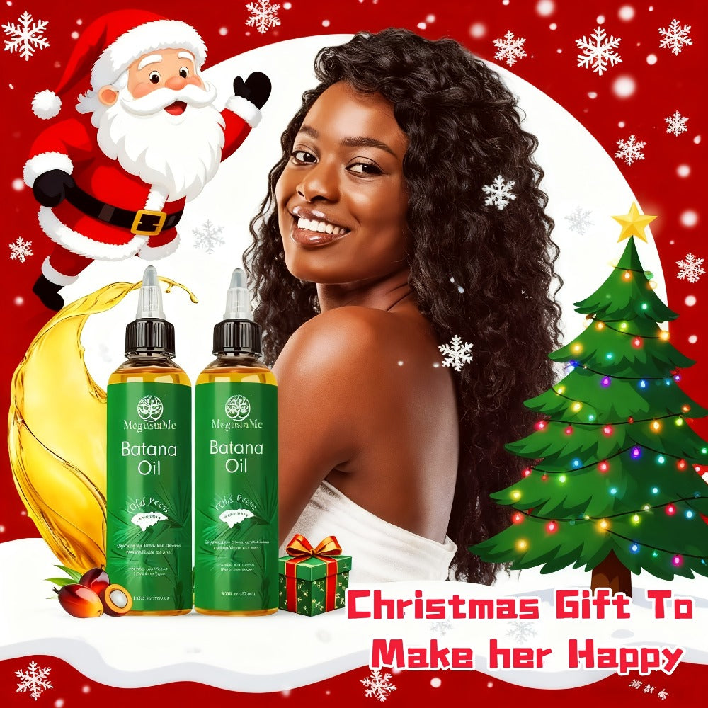 Batana Oil Cold Pressed Pure Hair & Scalp Treatment – Deep Moisturizing Conditioner with Jojoba Oil for Dry Damaged Hair, Frizz Control