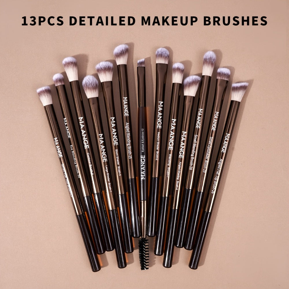 Makeup Brush Set, 20-Piece Aluminum Tube Handle Collection with Face, Eye and Kabuki Brushes plus Storage Bag