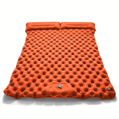 Camping Sleeping Pad Inflatable & Self-Inflating – Ultralight TPU Nylon Mat with Built-In Pump, Single & Double Size for Backpacking