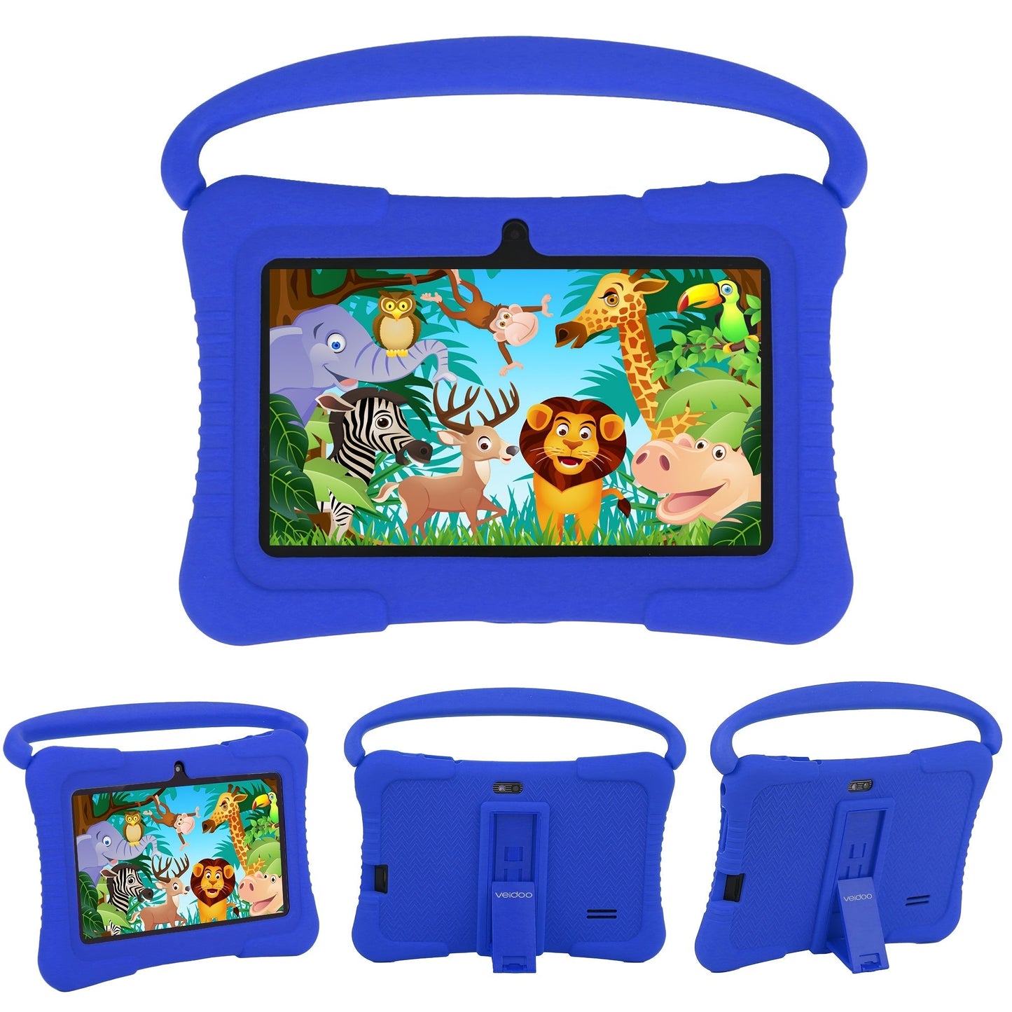 Kids Tablet 7 Inch with 2GB RAM, 16GB or 32GB Built-In Storage, 1TB Expansion Support and Silicone Case