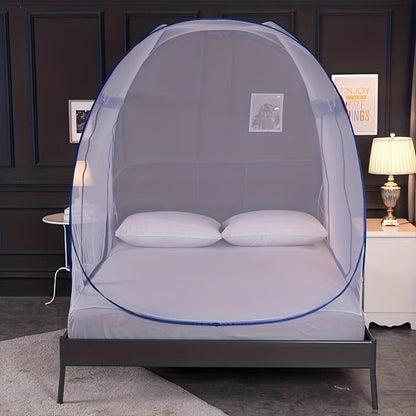 Mosquito Net for Bed Pop Up Bed Canopy 360° Protection Portable Foldable Yurt Mosquito Net for Garden, Yard and Pest Management