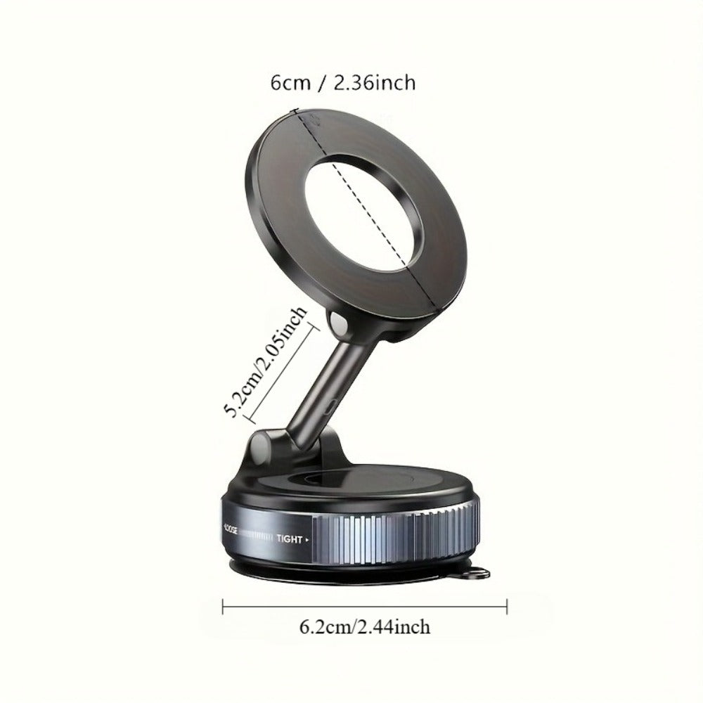 360° Rotating Magnetic Phone Holder 4-Pack – Foldable & Extendable Universal Wall Mount for Car, Bathroom
