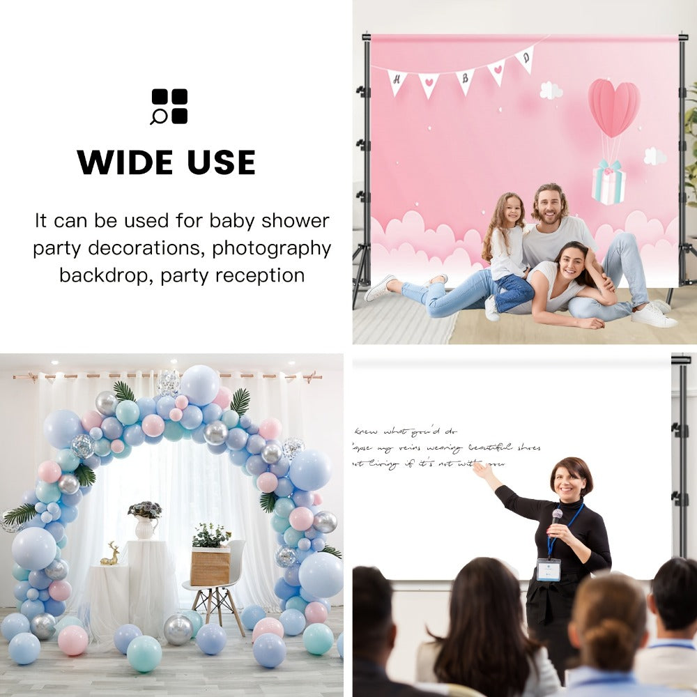 Green Screen Backdrop with Stand Kit 10x10Ft Chroma Key Background 7.5x10Ft Portable Stand with Carrying Bag 4 Clamps for Photoshoot