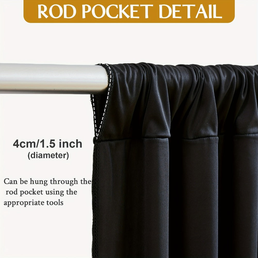 4-Pack 5x10ft Elegant Spandex Photography Backdrop | Wear-Resistant, Wrinkle-Free, Soft & Opaque Party Decoration Banners for Weddings