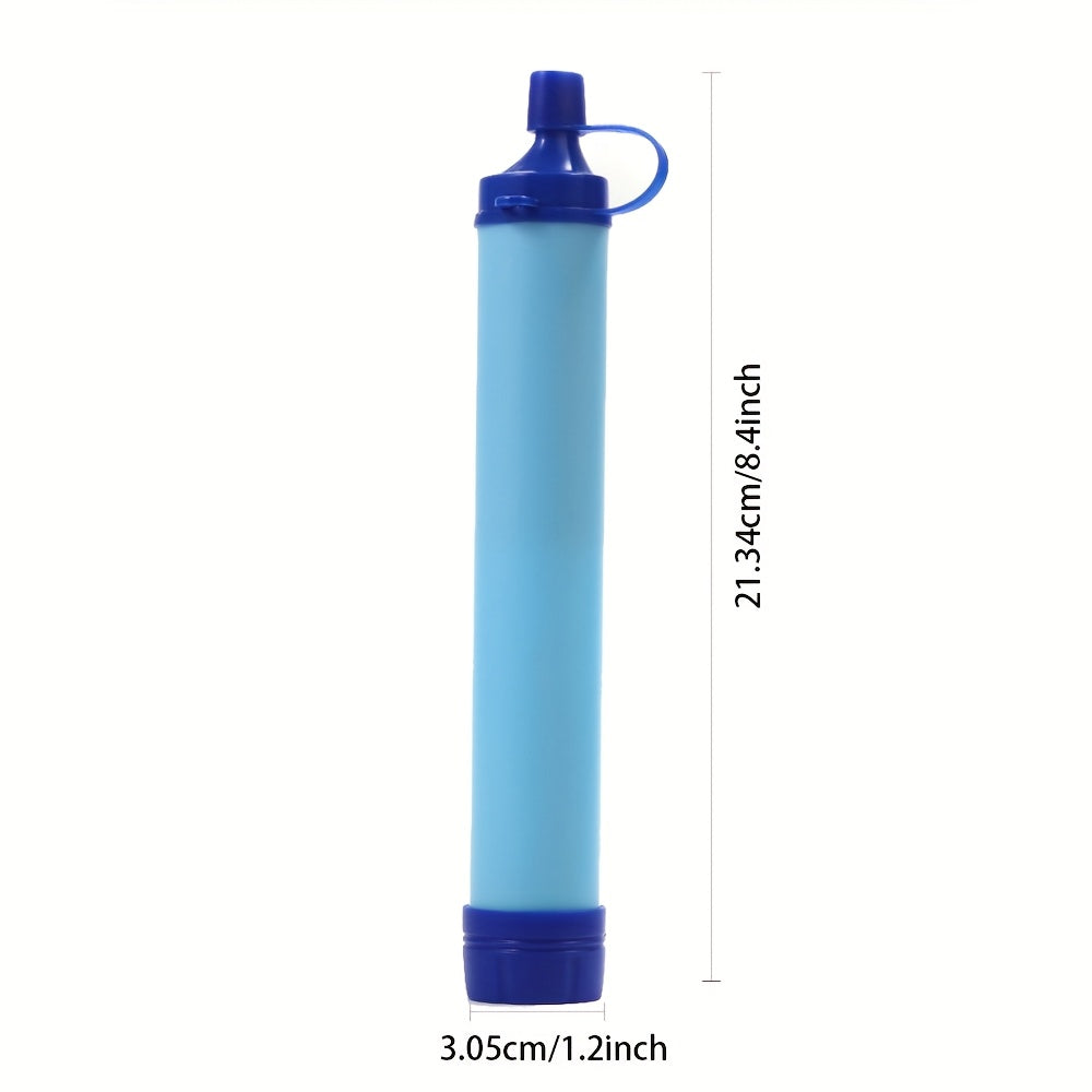 Portable Water Filter Straw for Outdoor Survival – Lightweight ABS Filtration Bottle for Hiking, Camping, Trekking & Emergency Use