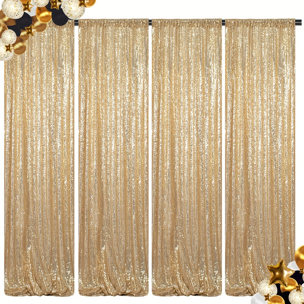 Sequin Backdrop Curtains 2FTx8FT Glitter Photography Background Panels for Party Wedding Birthday for an Everyday Personal Care Routine