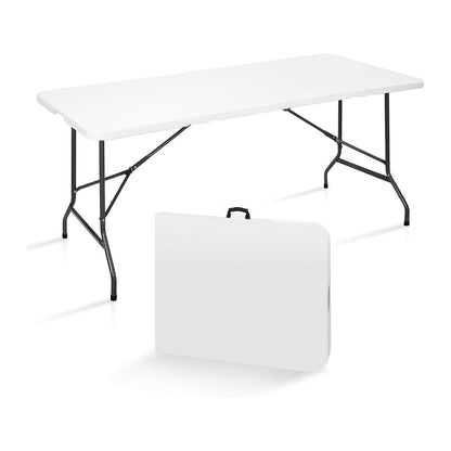 Folding Table shown in the White option