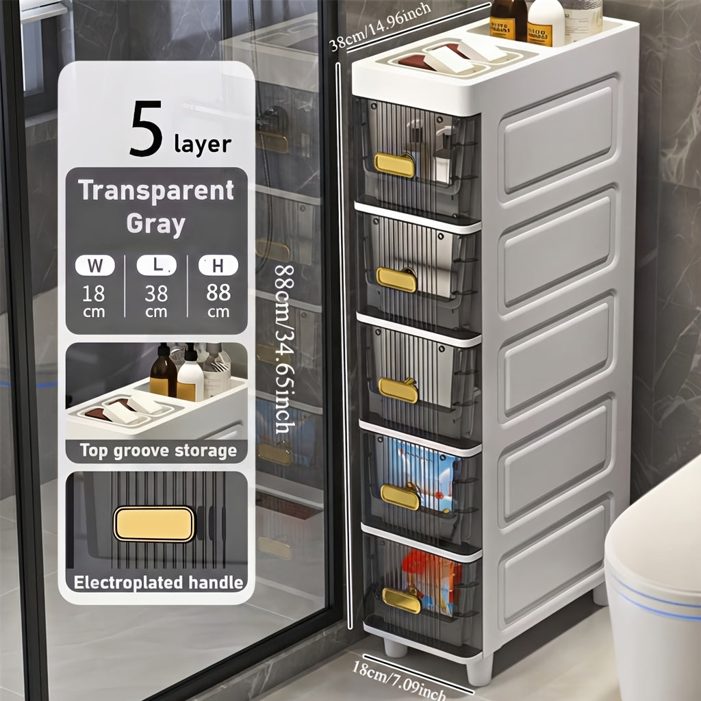 Storage Cabinet shown in the 5-layer Drawer Cabinet option