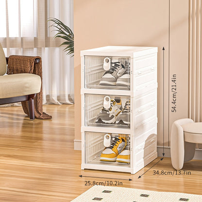 6-Tier Foldable Shoe Racks And Shoe Organizers for Entryway and Living Room detail image - detail view 3