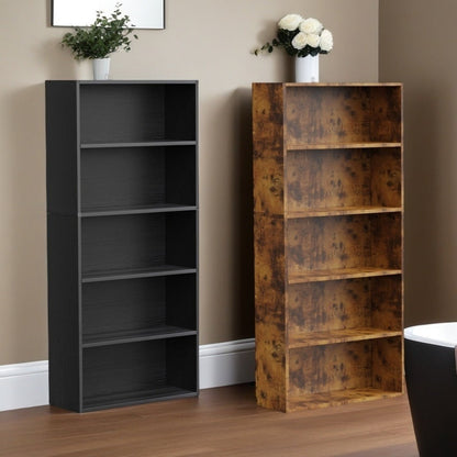 6-Tier Metal Bookshelf with Open Shelves, Freestanding Bookcase for Entryway detail image - detail view 20
