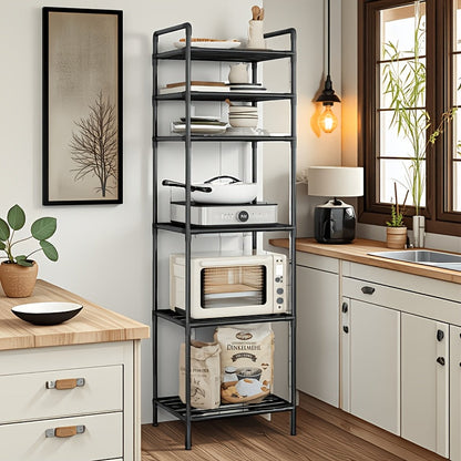 Storage Rack shown in the Black 6-layer Upgraded Reinforced Material, 1pc option