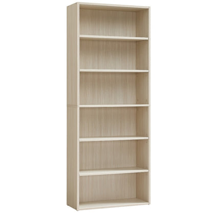 6-Tier Space-Saving Bookshelf with Open Shelves for Organized Everyday Storage in Entryway detail image - detail view 11
