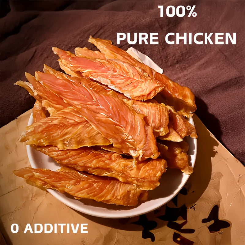 Chicken Jerky Dog Treats – Dried Chicken for Dogs, High Protein Easy to Digest, Long Lasting Training Reward Snacks