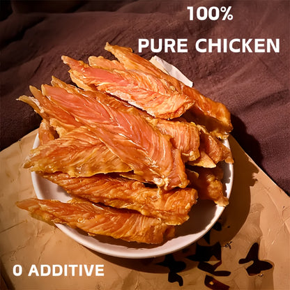 Chicken Jerky Dog Treats – Dried Chicken for Dogs, High Protein Easy to Digest, Long Lasting Training Reward Snacks