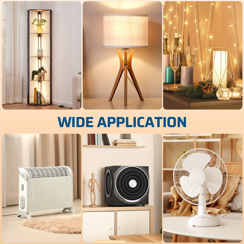 Wireless Remote Control Outlet Switch 100ft RF Range Programmable Expandable Plug-in Remote for Entryways, Bedrooms and Living Spaces