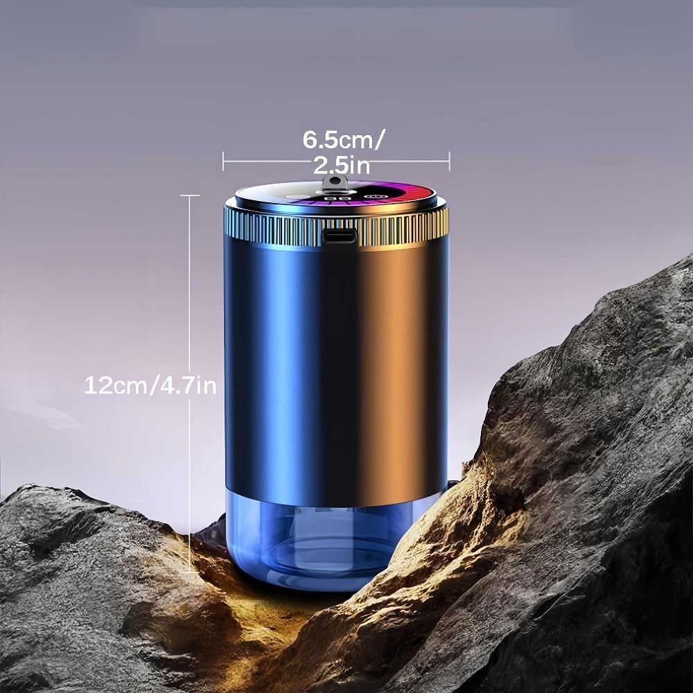 Car Aromatherapy Diffuser with Dynamic Light Show & Starry Sky Mode – Adjustable Scent Intensity, USB Rechargeable, Eliminates Odors