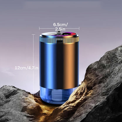 Car Aromatherapy Diffuser with Dynamic Light Show & Starry Sky Mode – Adjustable Scent Intensity, USB Rechargeable, Eliminates Odors