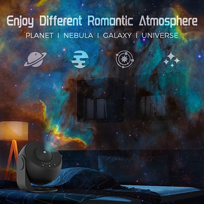 Star Projector Galaxy Aurora Night Light, 13-in-1 Planetarium Projector for Bedroom for Entryways, Bedrooms and Living Spaces