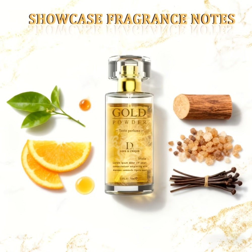 Cologne for Men Pheromone Perfume Attraction Scent Masculine Woody Musk Charm Fragrance Spray for Bath Time, Home Spa and Personal Care