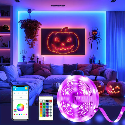 RGB LED Strip Lights Music Sync Color Changing for an Everyday Personal Care Routine, with the Listed Configuration
