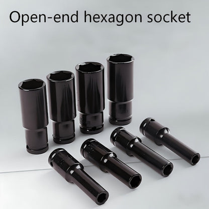 1/2 Inch Deep Impact Socket Set – Chrome Vanadium Steel for Tire Removal, Mechanical Repairs & Car Maintenance | Compatible with Electric