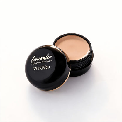 Waterproof Matte Concealer 3 Pack, Full Coverage Plant-Based Formula for Dark Circles, & Blemishes