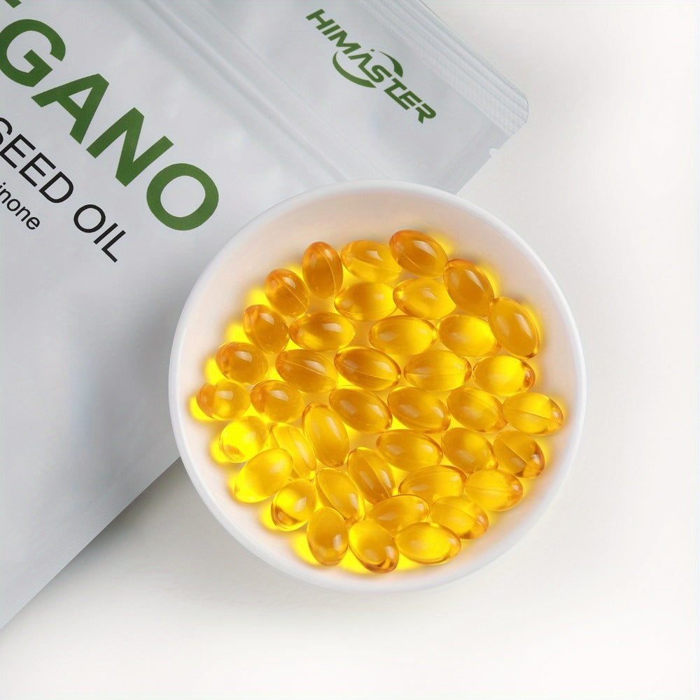 Herbal Supplement with HIMASTER Label, Oil of Oregano 6000mg per Serving with Black Seed Oil, 300 Softgels