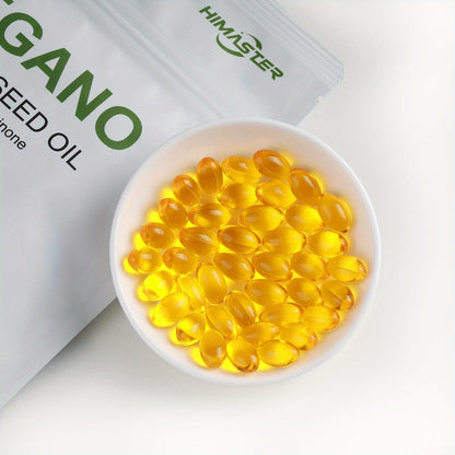Herbal Supplement with HIMASTER Label, Oil of Oregano 6000mg per Serving with Black Seed Oil, 300 Softgels
