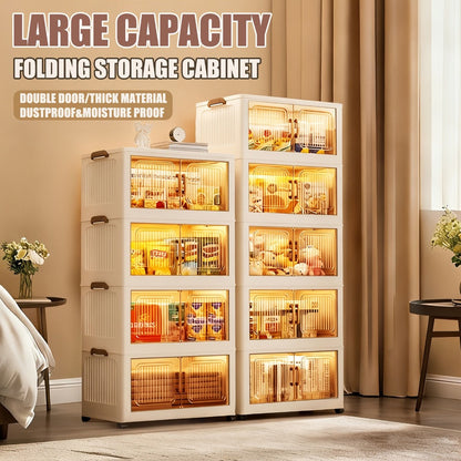 Acrylic Display Cabinet with Clear Door, Dust-Proof Blind Box Figure Showcase Shelf for Mini Toys Collectibles