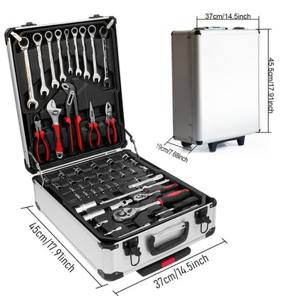 Automotive Socket and Hand Tool Kit in 45-Piece Case or 898-Piece Rolling Cabinet Checkout Options