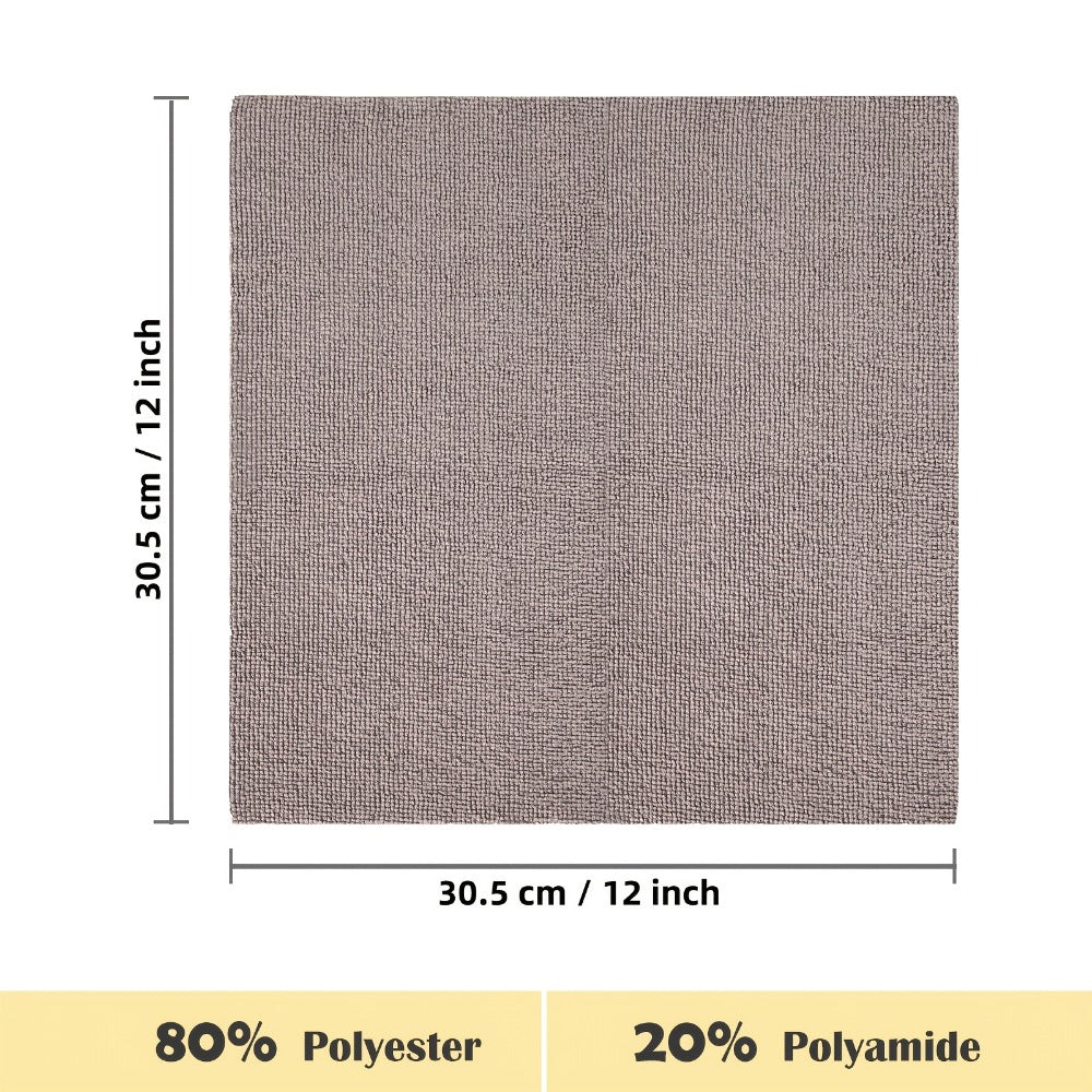 Microfiber Cleaning Cloths 100 Pack Reusable Washable Tear-Away Towel Roll 12x12 – Absorbent Rags & Dishcloths for Kitchen, Bathroom