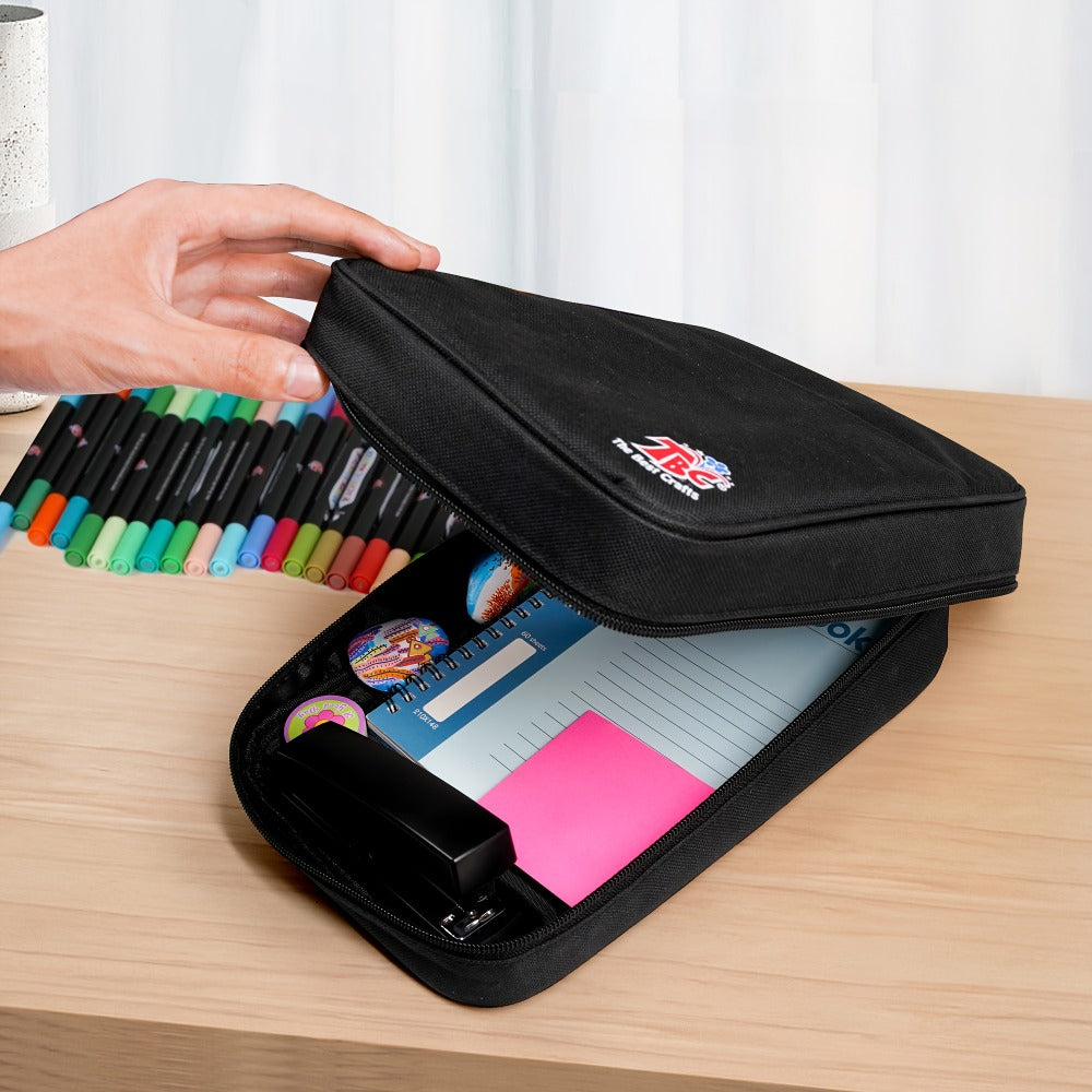 Acrylic Paint Markers with Canvas Bag Dual Tip 48 72 108 Colors, Double Zipper Premium Storage