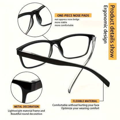 Reading Glasses – Twelve-Pair Reader Bulk Set with Lens Feature for Home and Office with Multiple Strength and Color Options