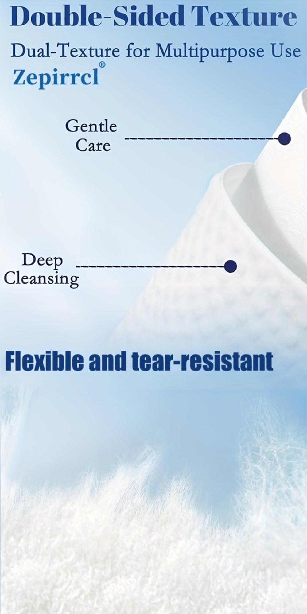Disposable Facial Towels Extra Large Thick Dry Wet Cleansing Cotton Towel 40 Sheets Per Box for Entryways, Bedrooms and Living Spaces