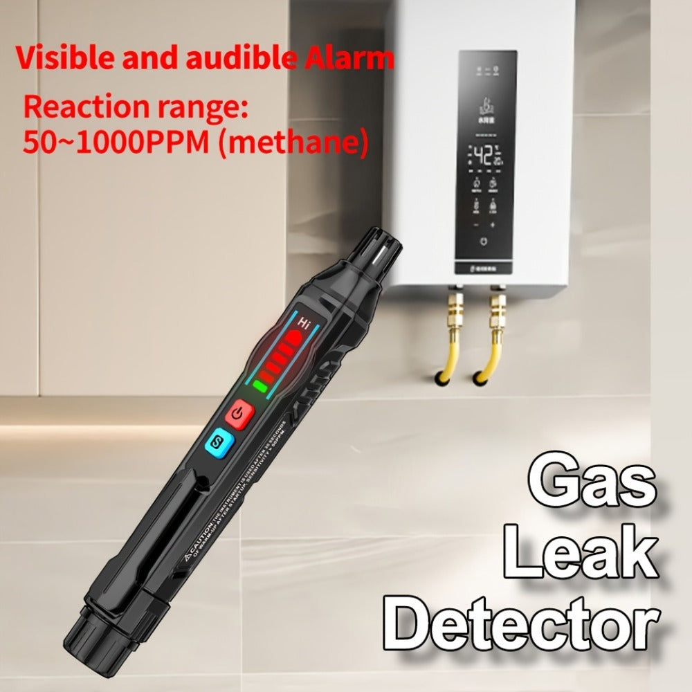 Combustible Gas Leak Detector – High Sensitivity Natural Gas & Methane Alarm with Audible & Visual Alert for Home & Industrial Safety
