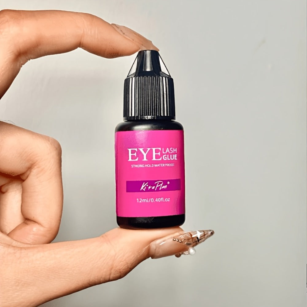 2-Pack Lash Extension Glue, Ultra Fast Dry 0.5, 1s, 6, 7 Week Retention, Black Eyelash Adhesive
