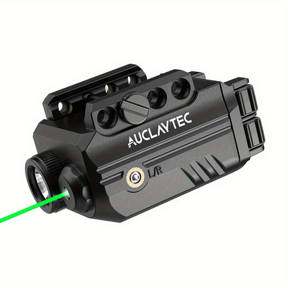 Pistol Light Laser Combo 500 Lumens – Green Red Blue Laser Sight, 5 Modes, USB-C Rechargeable, Fits Subcompact & Compact Handguns